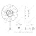 Car radiator cooling fan for VW MULTIVAN